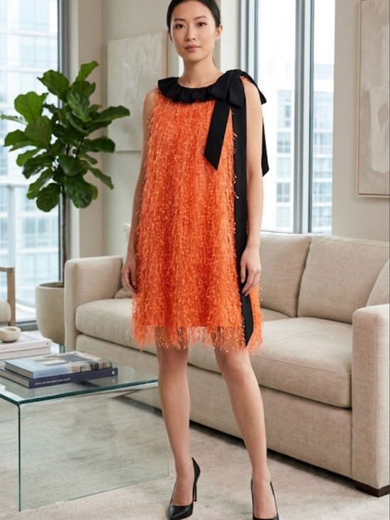 Fendi Dresses & Skirts - NWT RARE Fendi Party Fringe Details Dress Size 36